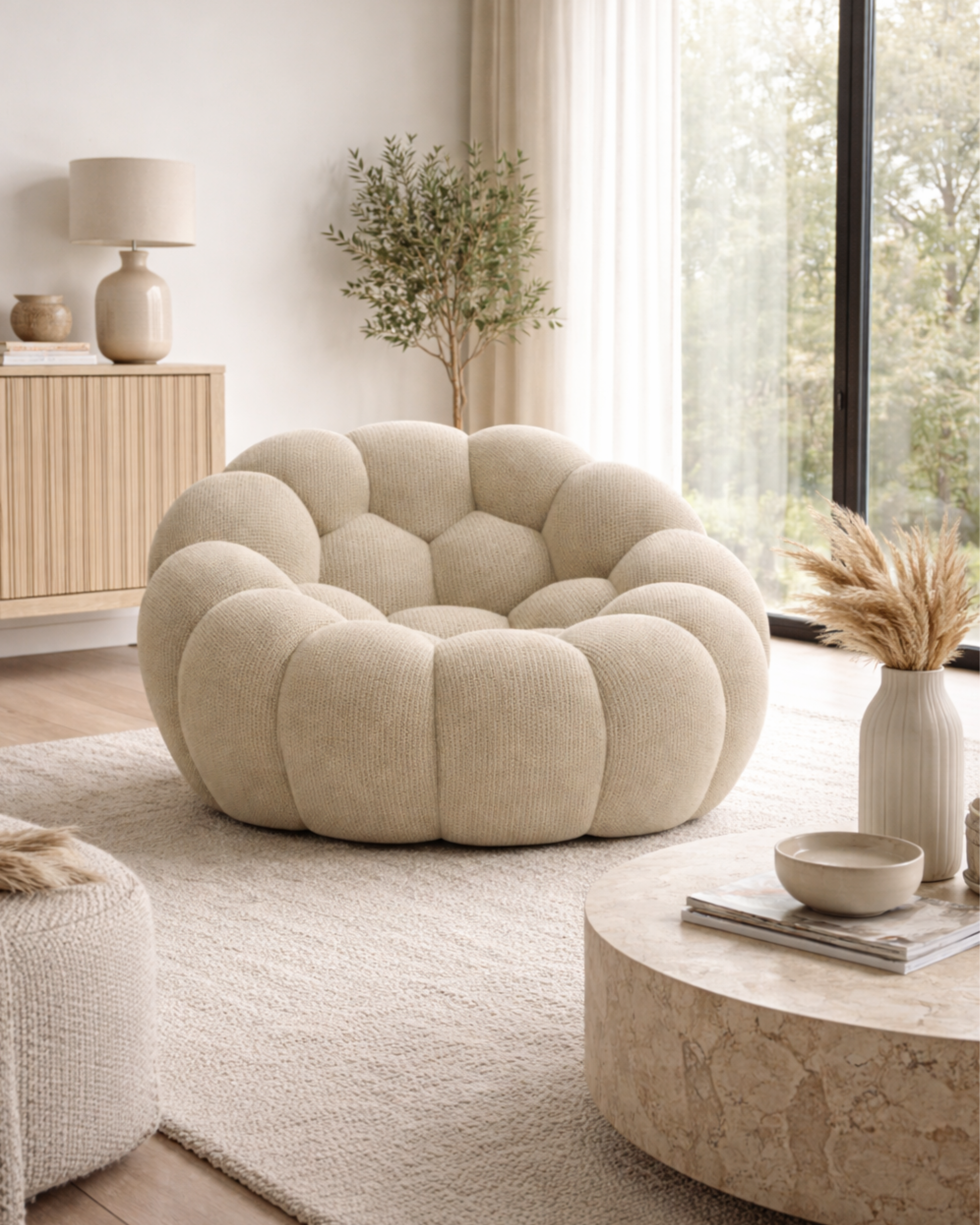 collection fauteuils cosy décoration salon moderne