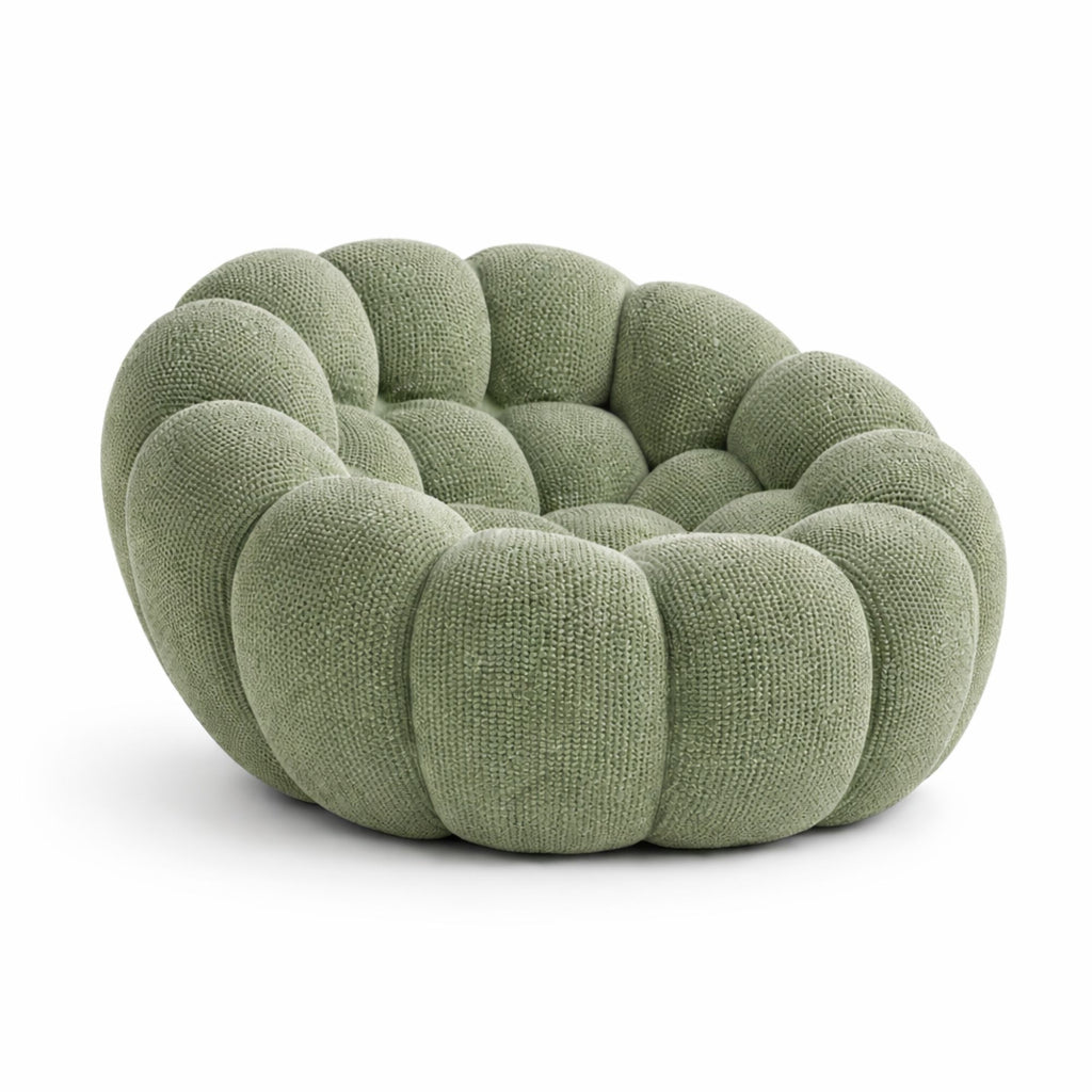 Fauteuil cosy vert sauge confortable Cocoonair
