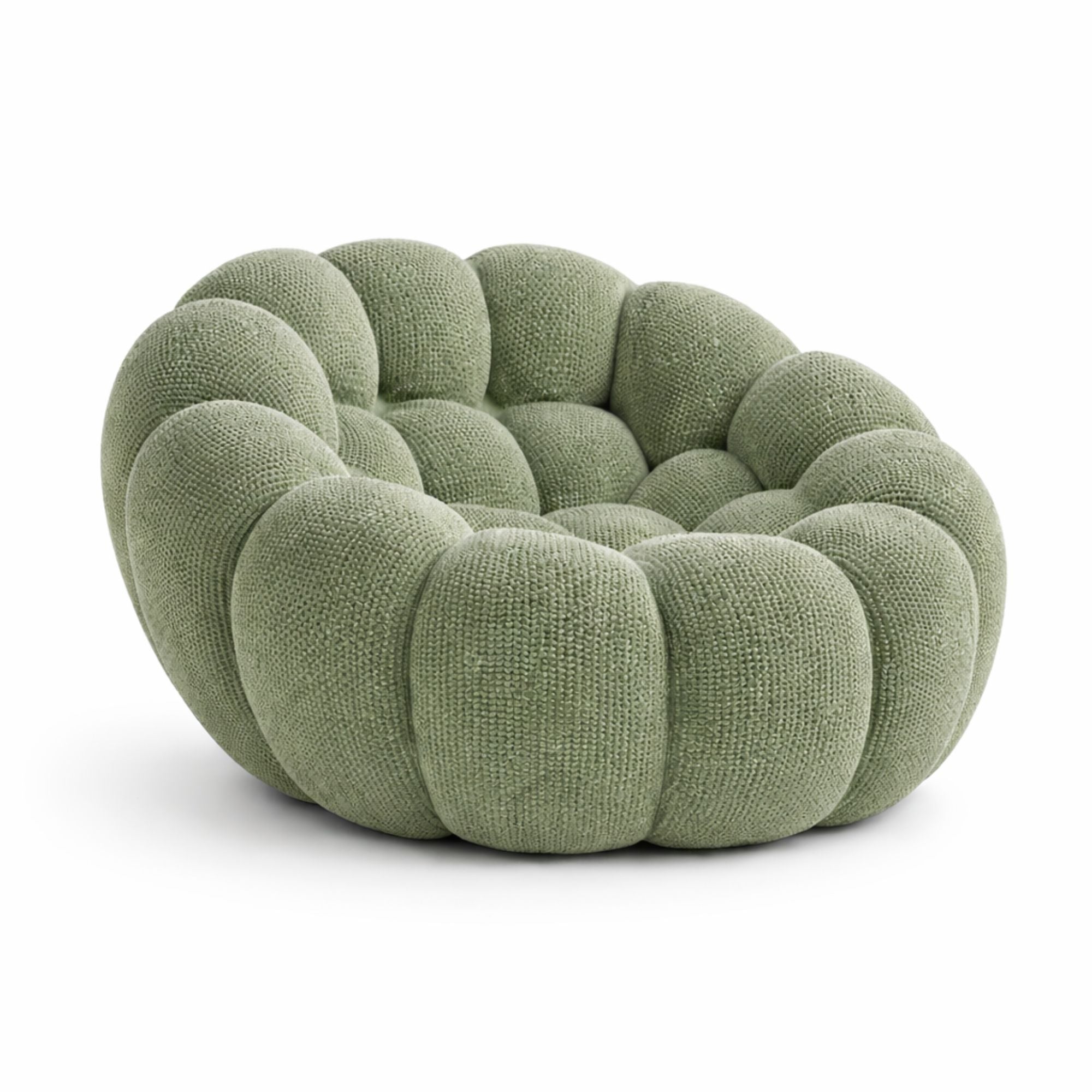 Fauteuil cosy vert sauge confortable Cocoonair