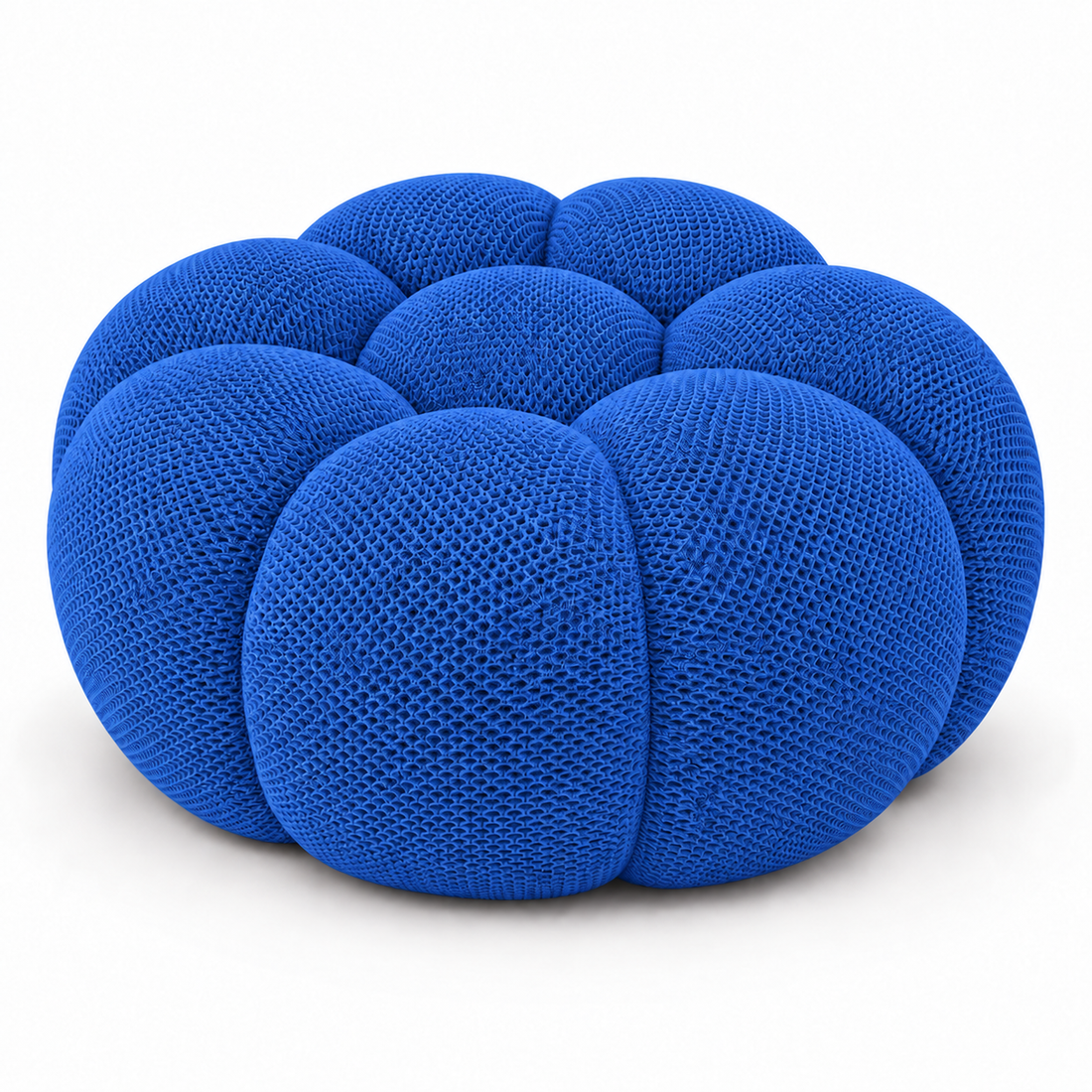 Pouf Petalo — Bleu