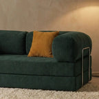 Canapé cosy Vert Emeraude confortable – design moderne Cocoonair