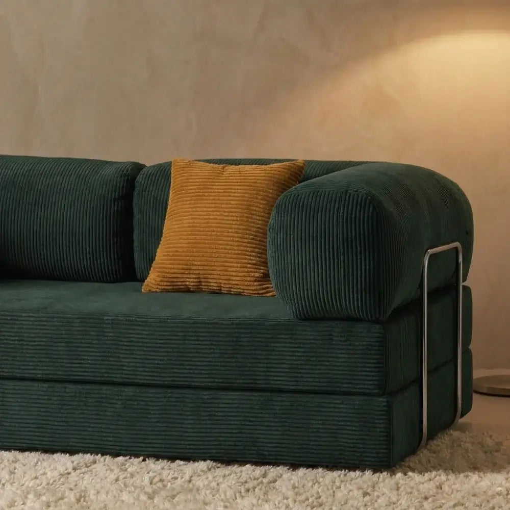 Canapé cosy Vert Emeraude confortable – design moderne Cocoonair