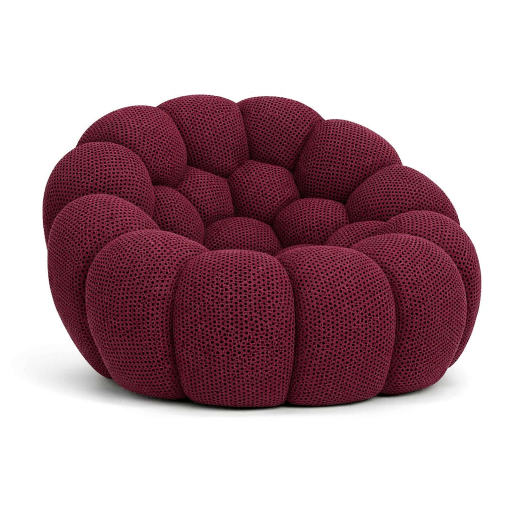 Fauteuil cosy bordeaux confortable Cocoonair