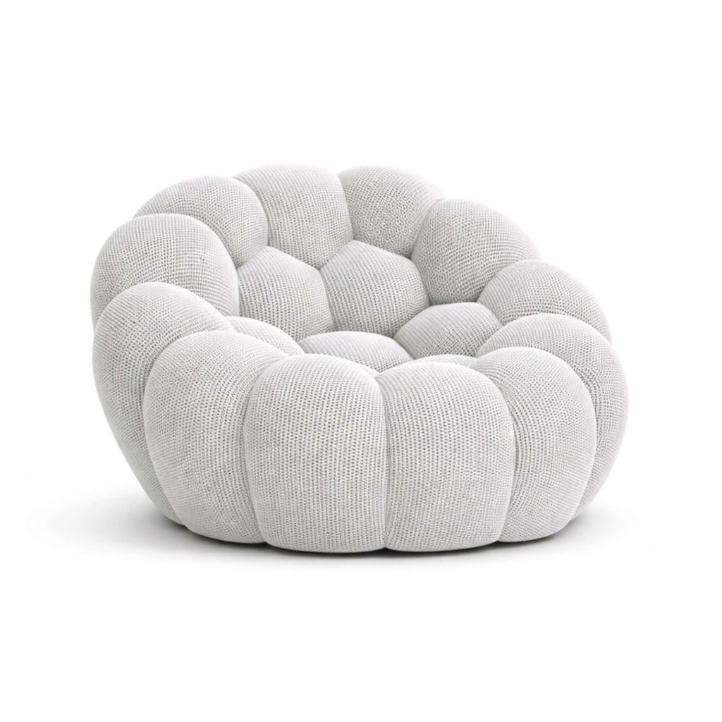 Fauteuil cosy blanc confortable Cocoonair