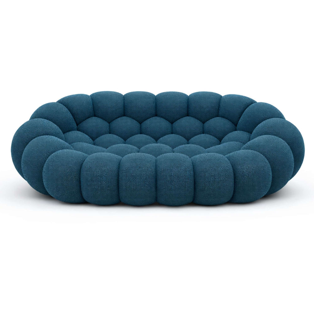 Canapé 2 places bleu confortable Cocoonair