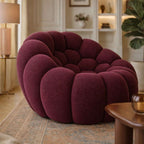 Fauteuil cosy bordeaux confortable Cocoonair