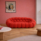 Canapé 2 places rouge confortable Cocoonair