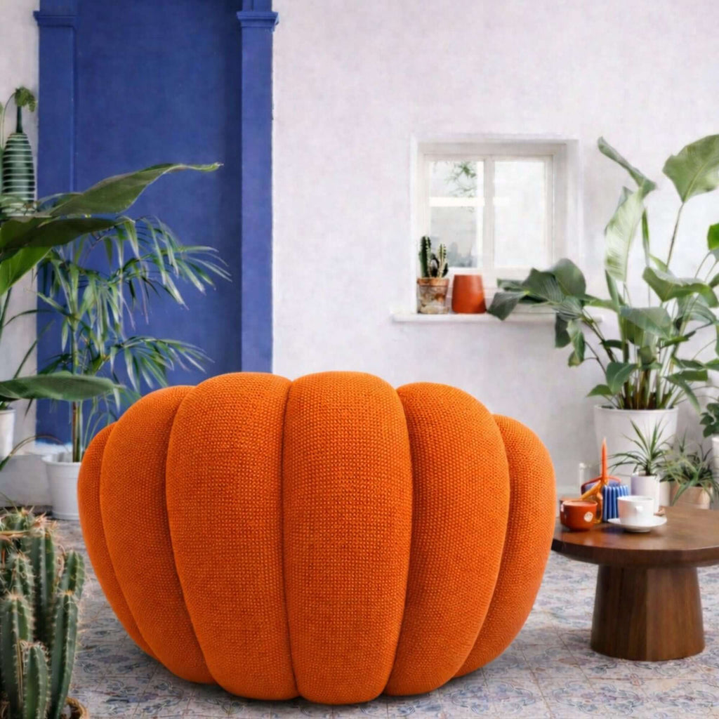 Fauteuil cosy orange confortable Cocoonair