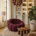 Fauteuil cosy bordeaux confortable Cocoonair
