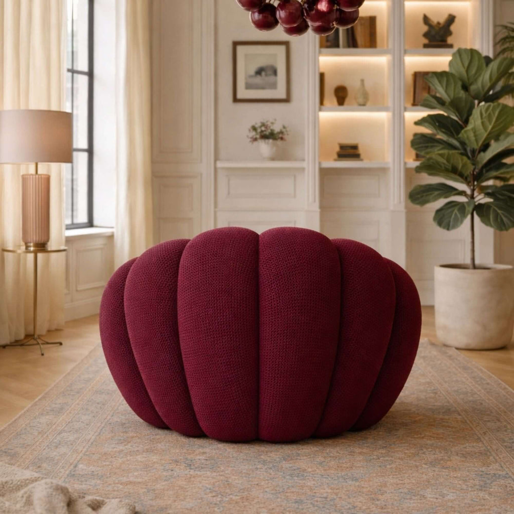Fauteuil cosy bordeaux confortable Cocoonair