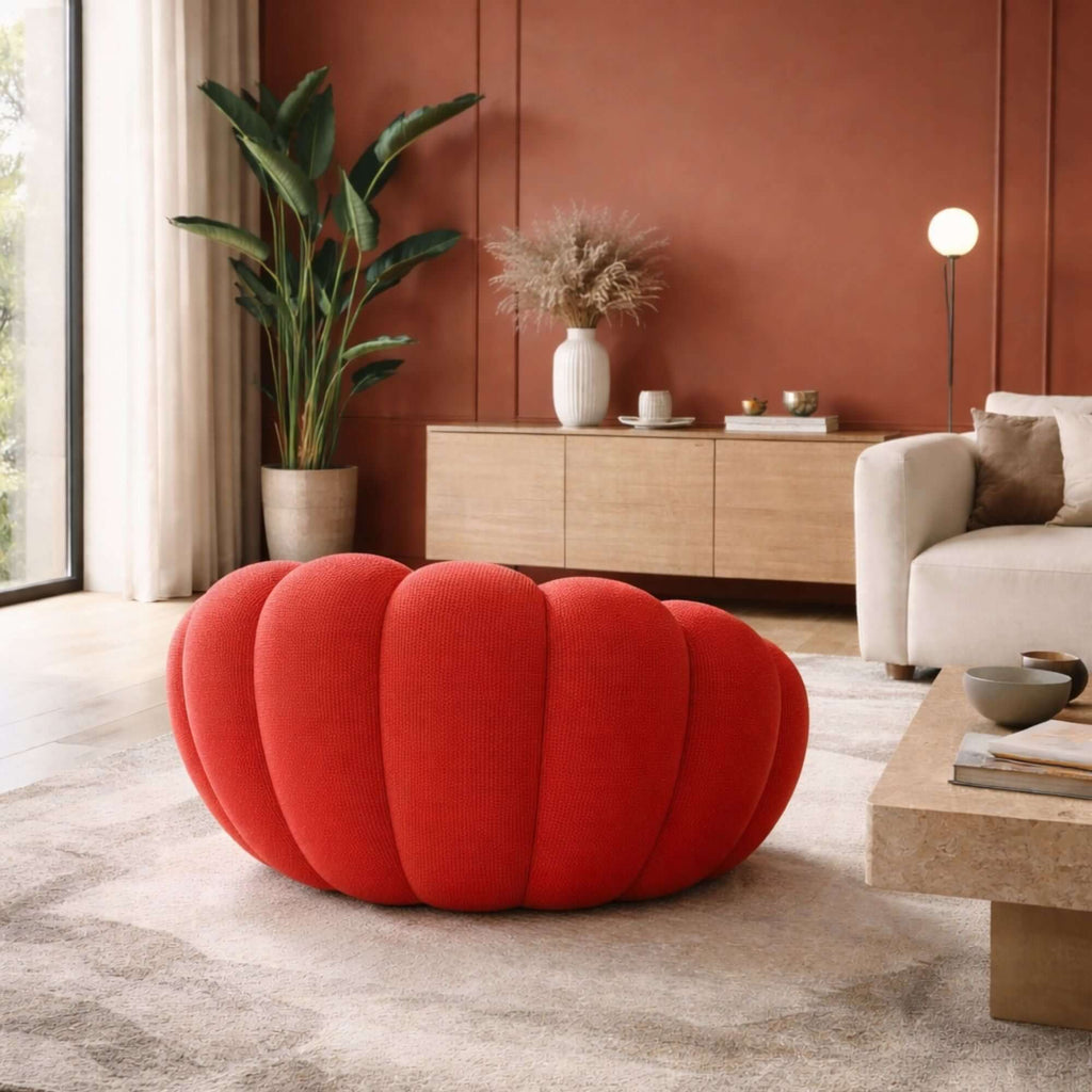 Fauteuil cosy rouge confortable Cocoonair
