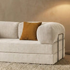 Canapé cosy Blanc confortable – design moderne Cocoonair