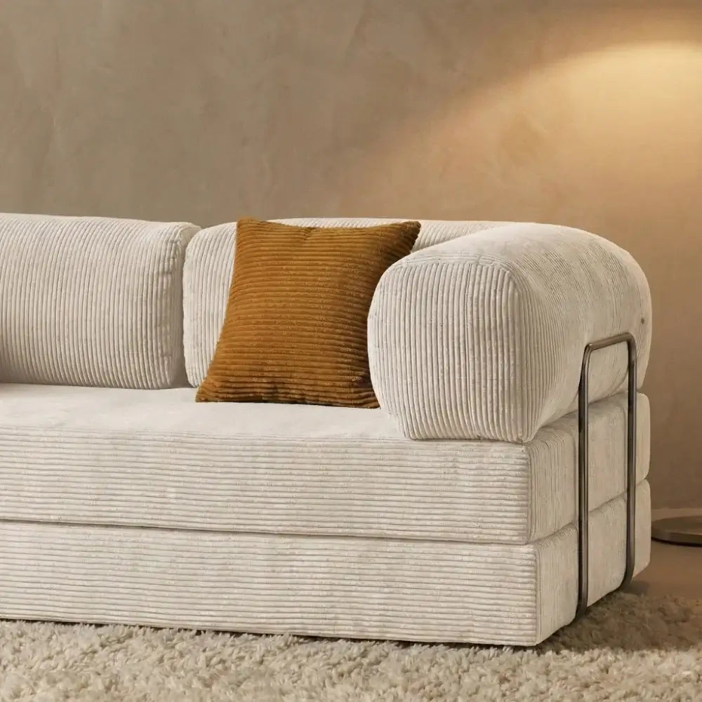 Canapé cosy Blanc confortable – design moderne Cocoonair