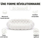 Canapé 2 places blanc confortable Cocoonair