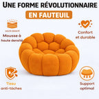 Fauteuil cosy orange confortable Cocoonair