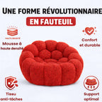 Fauteuil cosy rouge confortable Cocoonair