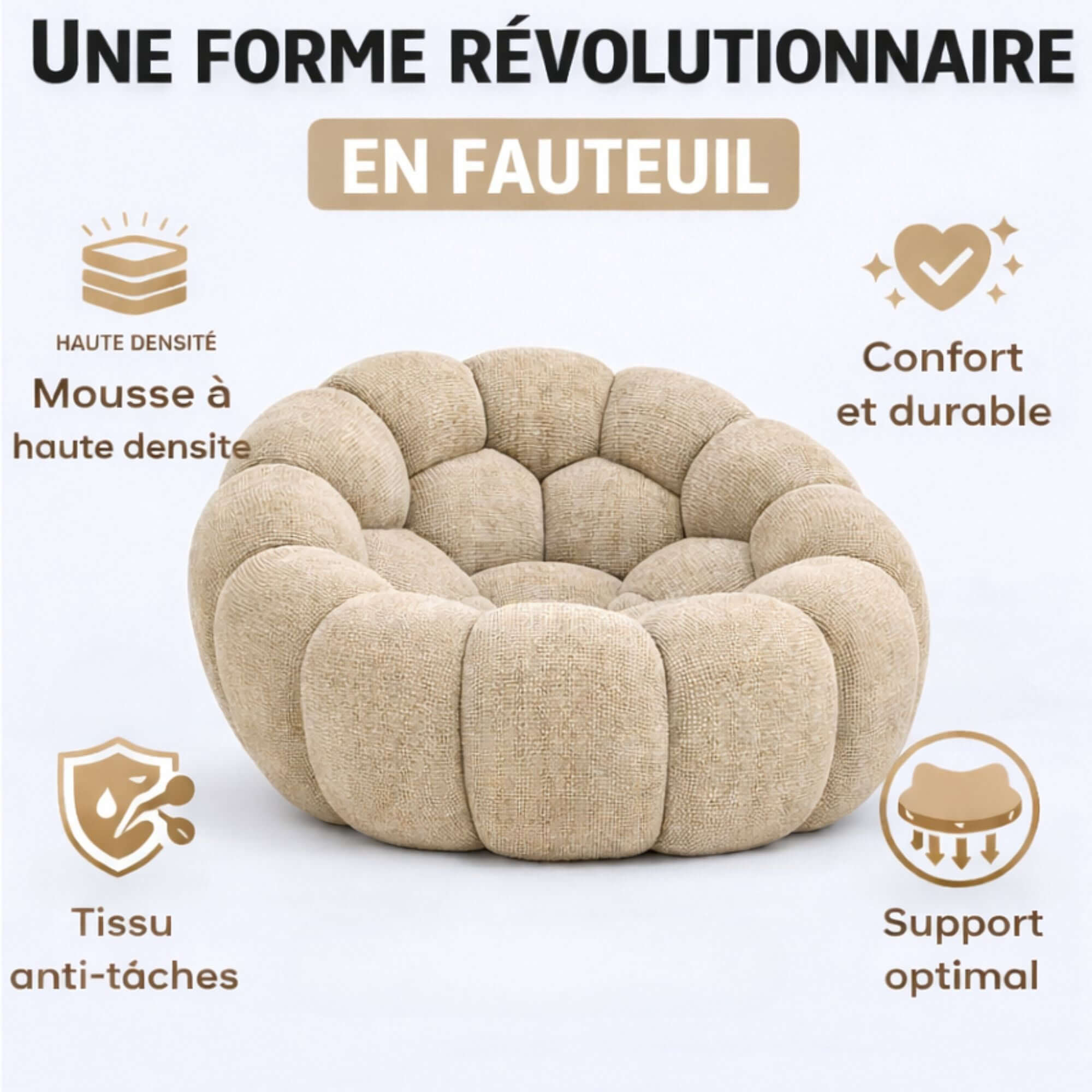 Fauteuil cosy corde confortable Cocoonair