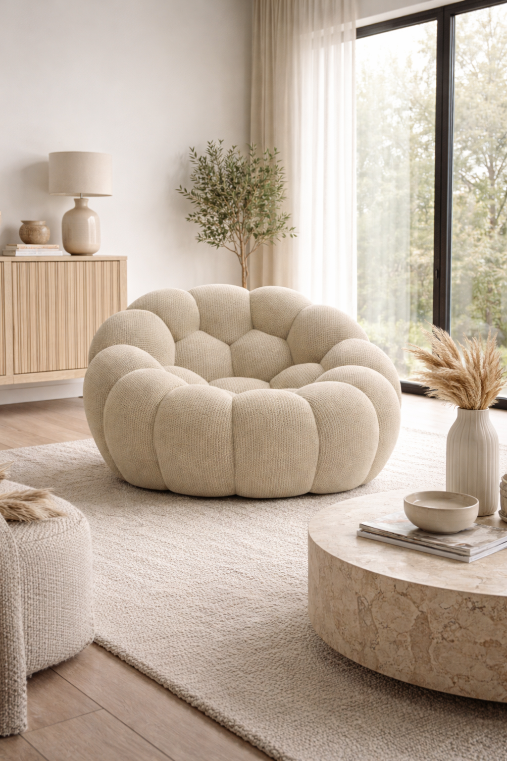 Fauteuil Bubble Corde