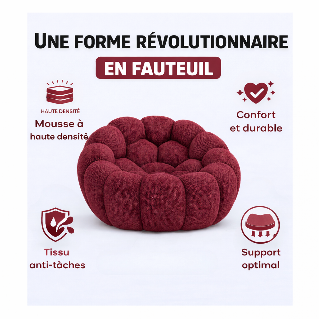 Cosy Chair Bordeaux - Fauteuil Bubble Vama