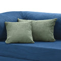 Coussin velours côtelé vert sauge Cocoonair