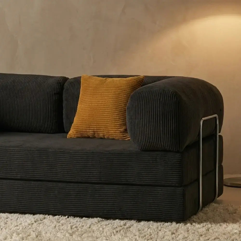 Canapé cosy Noir confortable – design moderne Cocoonair
