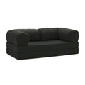 Canapé cosy Noir confortable – design moderne Cocoonair