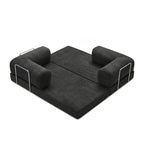Canapé cosy Noir confortable – design moderne Cocoonair