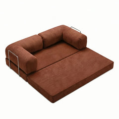     Canapé cosy rouille confortable angle droit