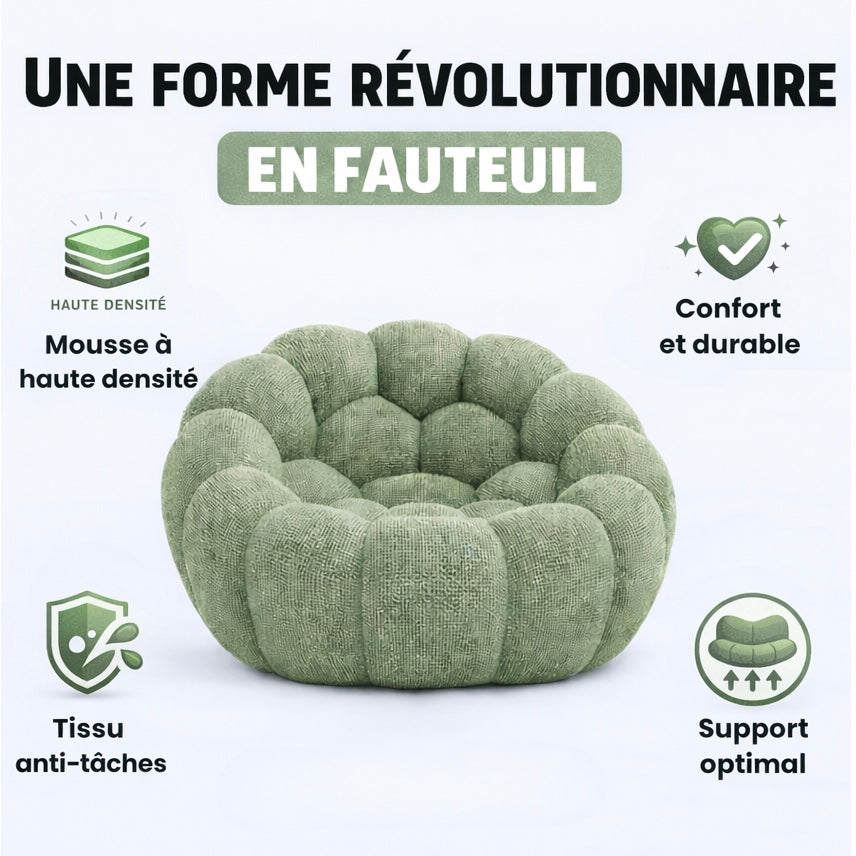 Cosy Chair Vert Sauge - Fauteuil Bubble Vama